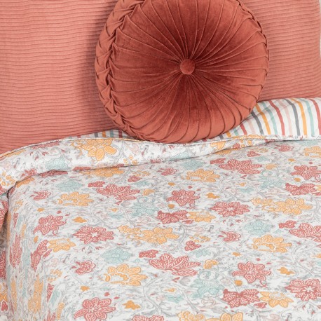 Colcha bouti Camelia acuarela