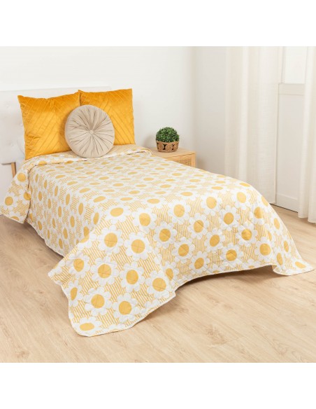 Colcha bouti Gracy mostaza