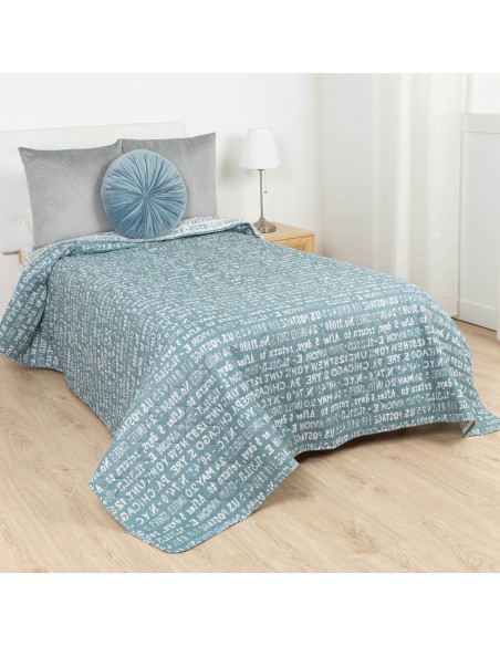 Colcha bouti Secret indigo