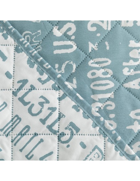 Colcha bouti Secret indigo