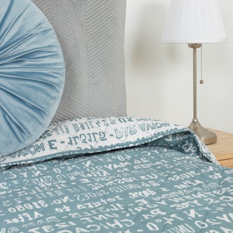 Colcha bouti Secret indigo