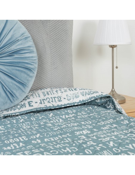 Colcha bouti Secret indigo