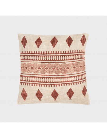 Cojín cuadrante algodón Fauno 45x45 - funda + relleno