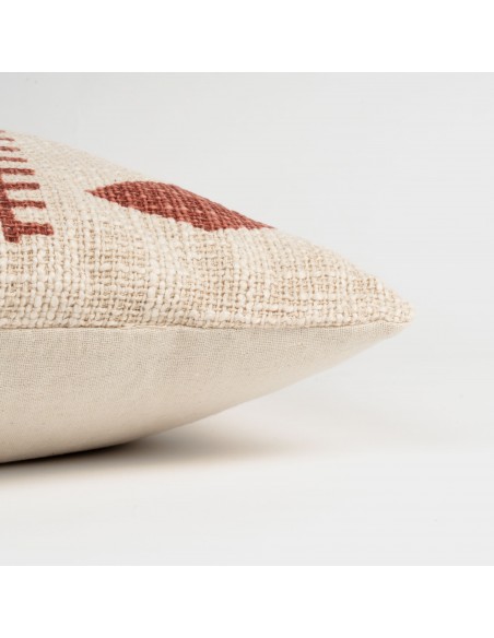 Cojín cuadrante algodón Fauno 45x45 - funda + relleno