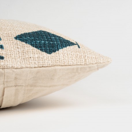 Cojín cuadrante algodón Fauno 45x45 - funda + relleno