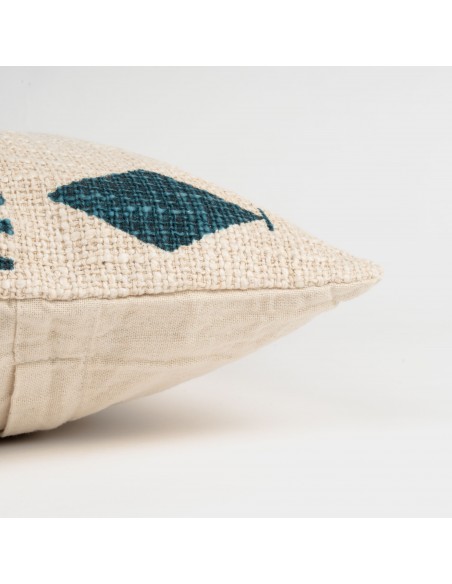 Cojín cuadrante algodón Fauno 45x45 - funda + relleno