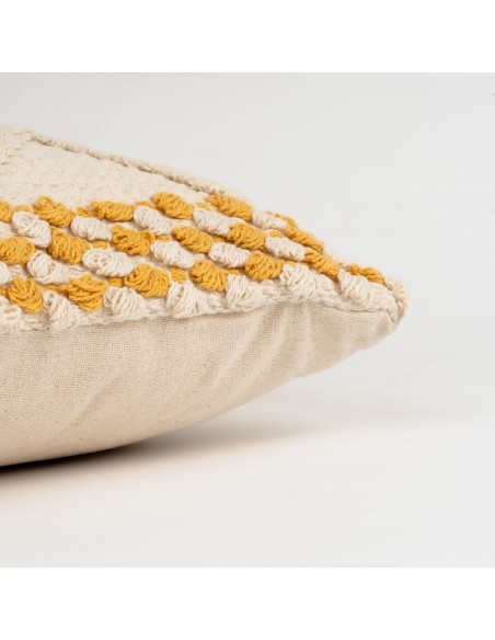 Cojín cuadrante algodón Basette 45x45 - funda + relleno