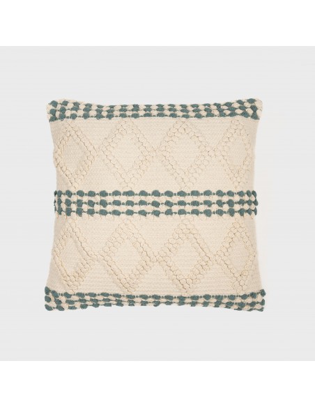 Cojín cuadrante algodón Basette 45x45 - funda + relleno