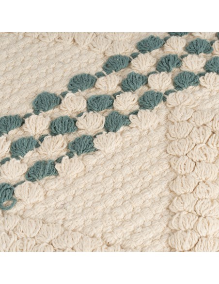 Cojín cuadrante algodón Basette 45x45 - funda + relleno