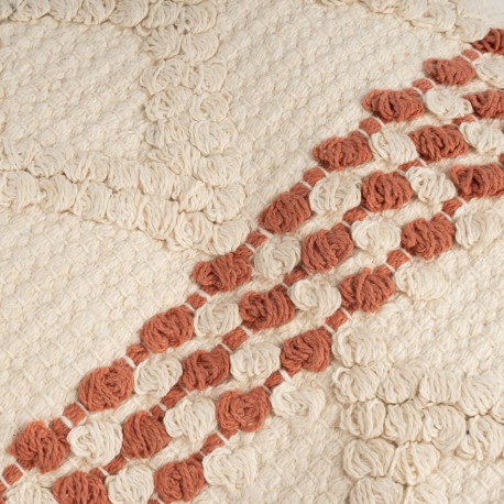 Cojín cuadrante algodón Basette 45x45 - funda + relleno