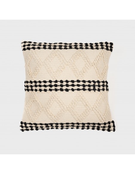 Cojín cuadrante algodón Basette 45x45 - funda + relleno