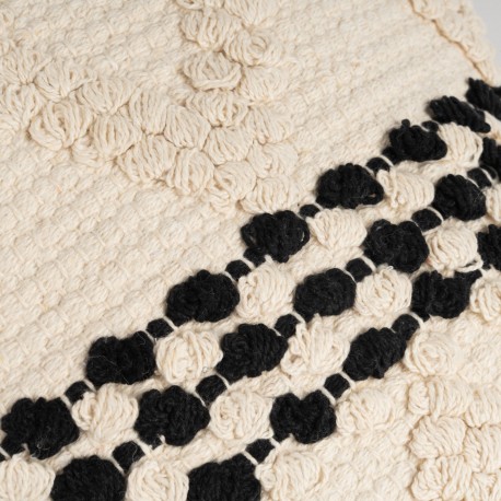 Cojín cuadrante algodón Basette 45x45 - funda + relleno