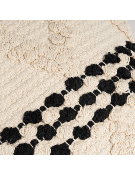 Cojín cuadrante algodón Basette 45x45 - funda + relleno