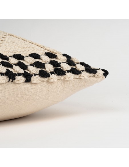 Cojín cuadrante algodón Basette 45x45 - funda + relleno