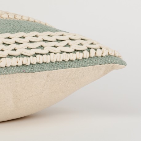 Cojín cuadrante algodón Domus 45x45 - funda + relleno