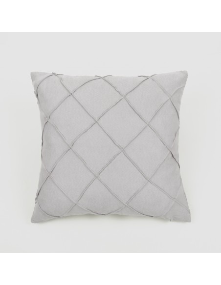 Cojín cuadrante New Rombo ante 50x50 - funda + relleno