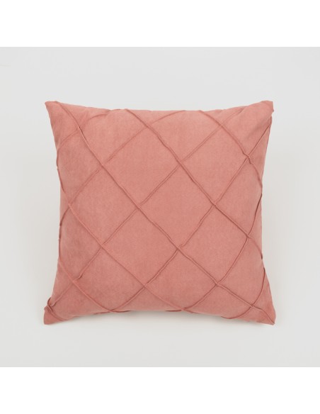 Cojín cuadrante New Rombo ante 50x50 - funda + relleno