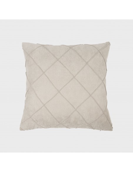 Cojín cuadrante New Rombo ante 50x50 - funda + relleno