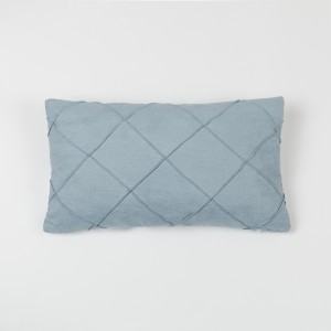 Cojín rectangular 30x50 New Rombo ante liso - funda + relleno