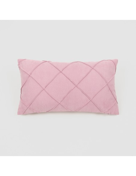 Cojín rectangular 30x50 New Rombo ante liso - funda + relleno
