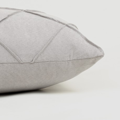 Cojín rectangular 30x50 New Rombo ante liso - funda + relleno