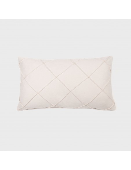 Cojín rectangular 30x50 New Rombo ante liso - funda + relleno