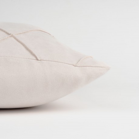 Cojín rectangular 30x50 New Rombo ante liso - funda + relleno