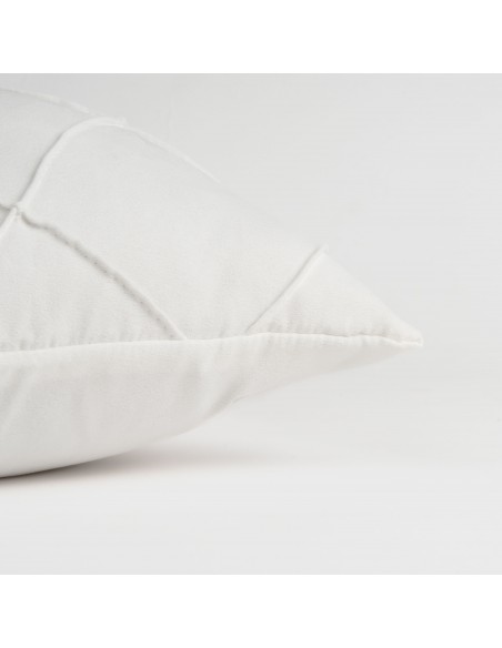 Cojín rectangular 30x50 New Rombo ante liso - funda + relleno