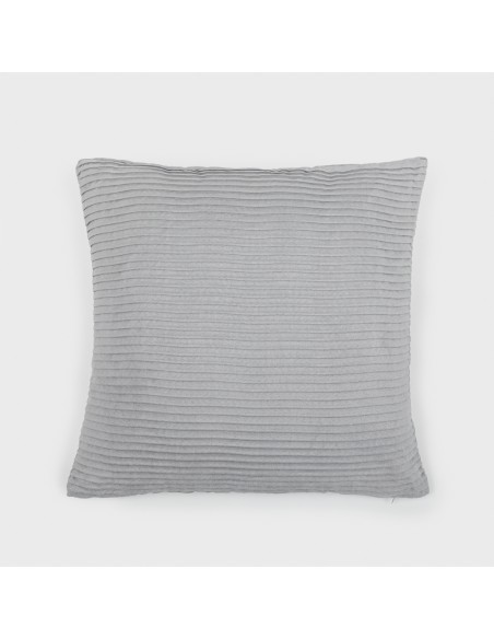 Cojín cuadrante New Ondas ante liso 50x50 - funda + relleno