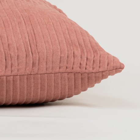 Cojín cuadrante New Ondas ante liso 50x50 - funda + relleno