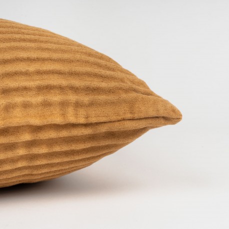 Cojín cuadrante New Ondas ante liso 50x50 - funda + relleno