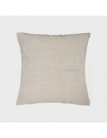 Cojín cuadrante New Ondas ante liso 50x50 - funda + relleno