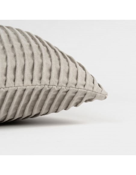 Cojín cuadrante New Ondas ante liso 50x50 - funda + relleno