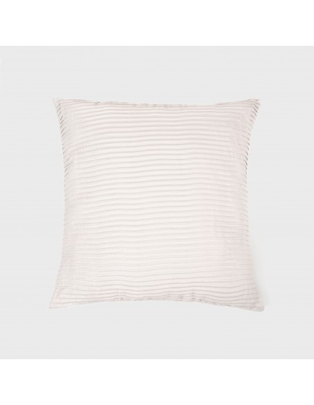Cojín cuadrante New Ondas ante liso 50x50 - funda + relleno