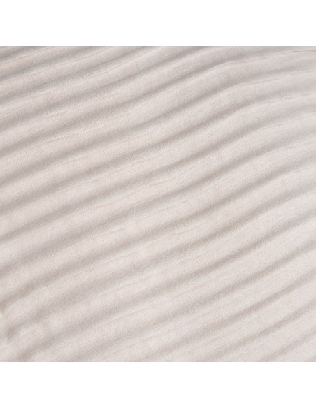 Cojín cuadrante New Ondas ante liso 50x50 - funda + relleno