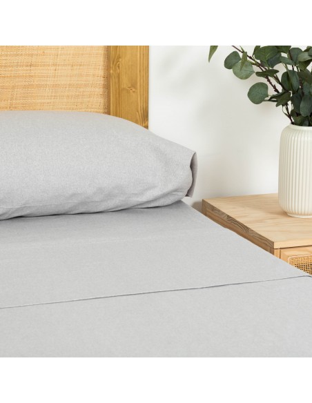 Juego de sábanas franela lisa