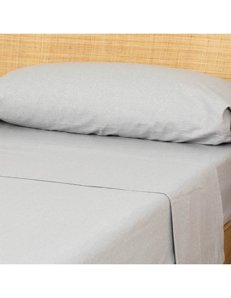 Juego de sábanas franela lisa