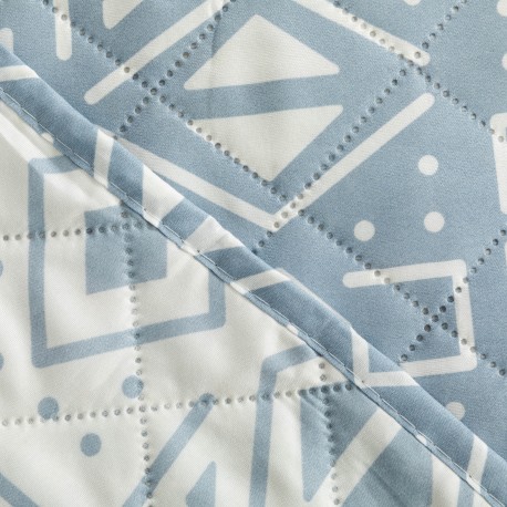 Colcha bouti Tiber indigo