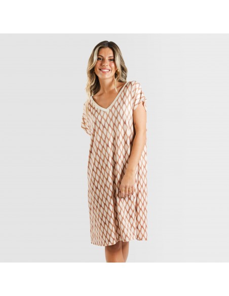 Vestido corto manga fluida soft Orlando arena