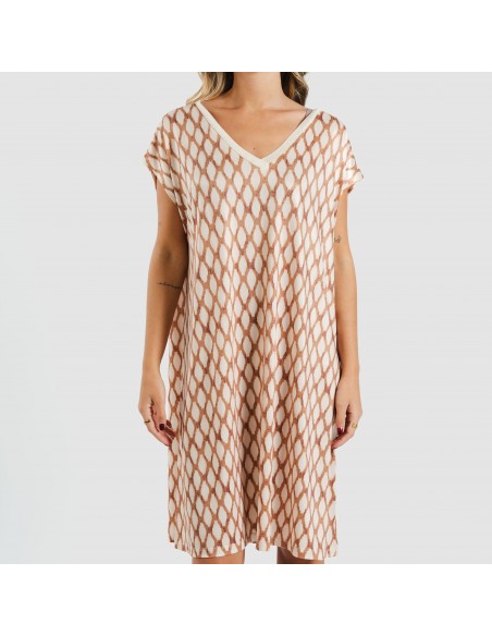 Vestido corto manga fluida soft Orlando arena