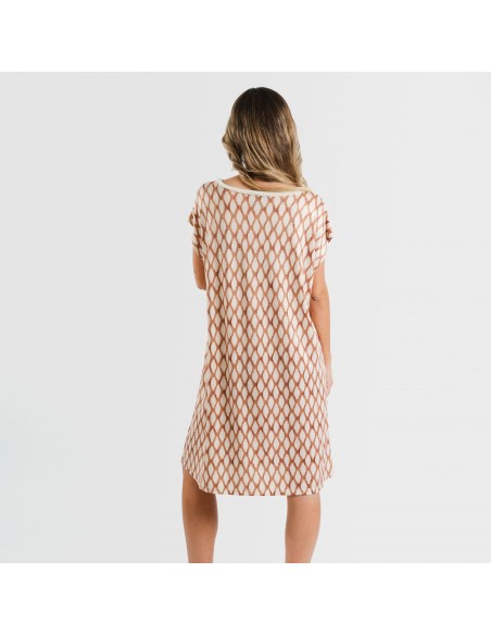 Vestido corto manga fluida soft Orlando arena