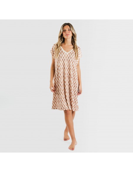 Vestido corto manga fluida soft Orlando arena