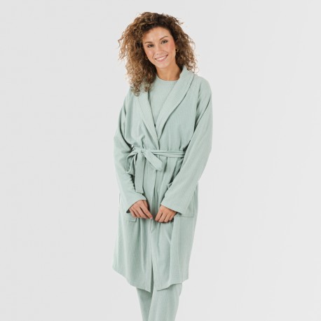 Bata canalé Raya ancha lisa