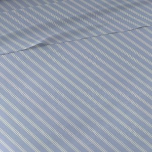 Juego de sábanas algodón percal Raya Marsella indigo 2