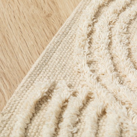 Alfombra algodón Zafra natural