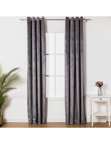 Cortina New terciopelo lisa