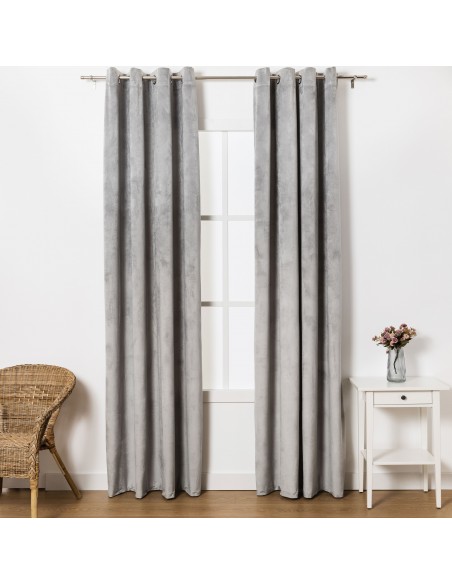 Cortina New terciopelo lisa