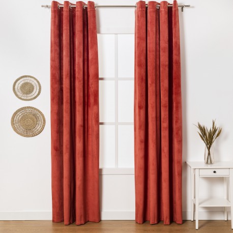 Cortina New terciopelo lisa