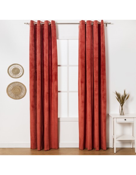 Cortina New terciopelo lisa