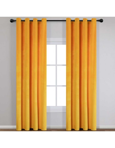 Cortina New terciopelo lisa